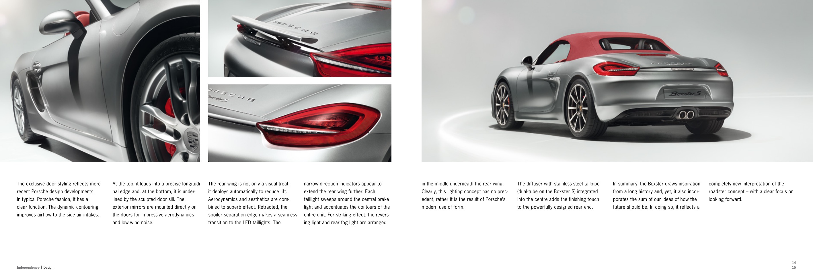 2013 Porsche Boxster Brochure Page 56